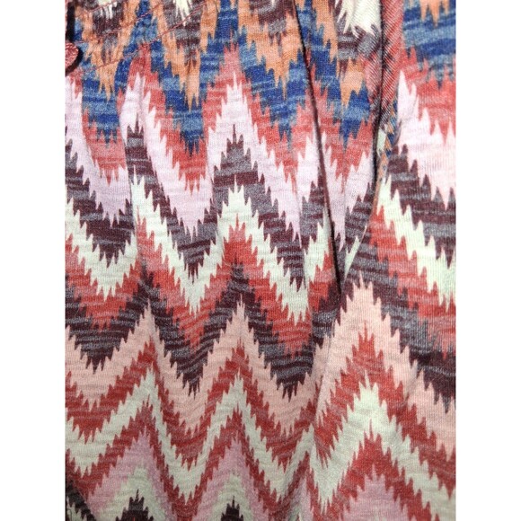 Faded Glory Multicolor Geometric Short Sleeve V-neck Blouse Sz 3X - Picture 3 of 3